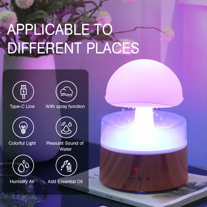 ultrasonic aroma diffuser mushroom shape