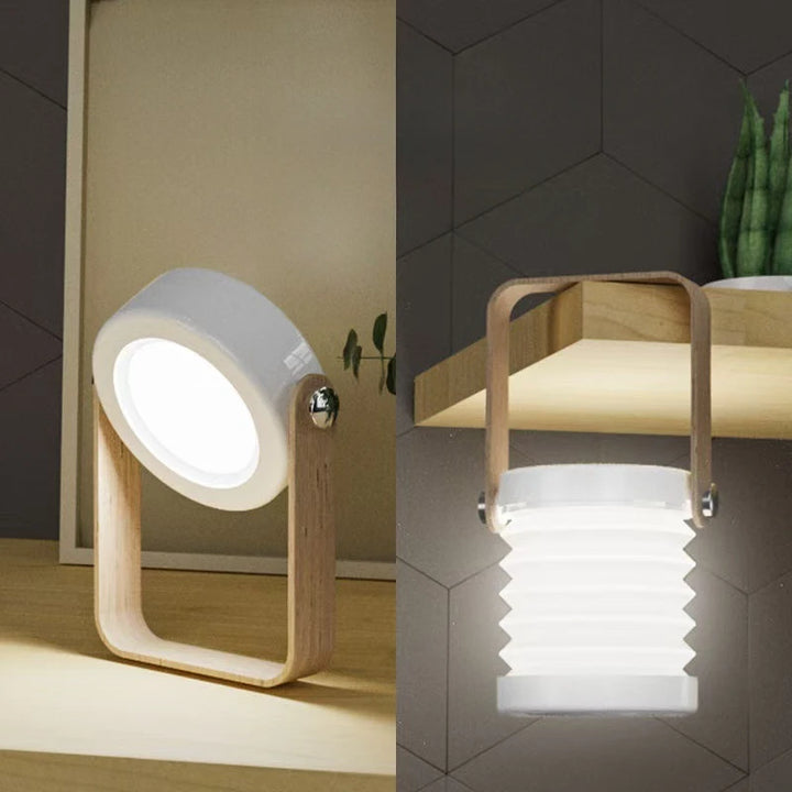 1pc LED Night Light Rechargeable Portable with Soft Eye-Caring Glow Touch Control Adjustable Brightness Sleek Design for Bedroom