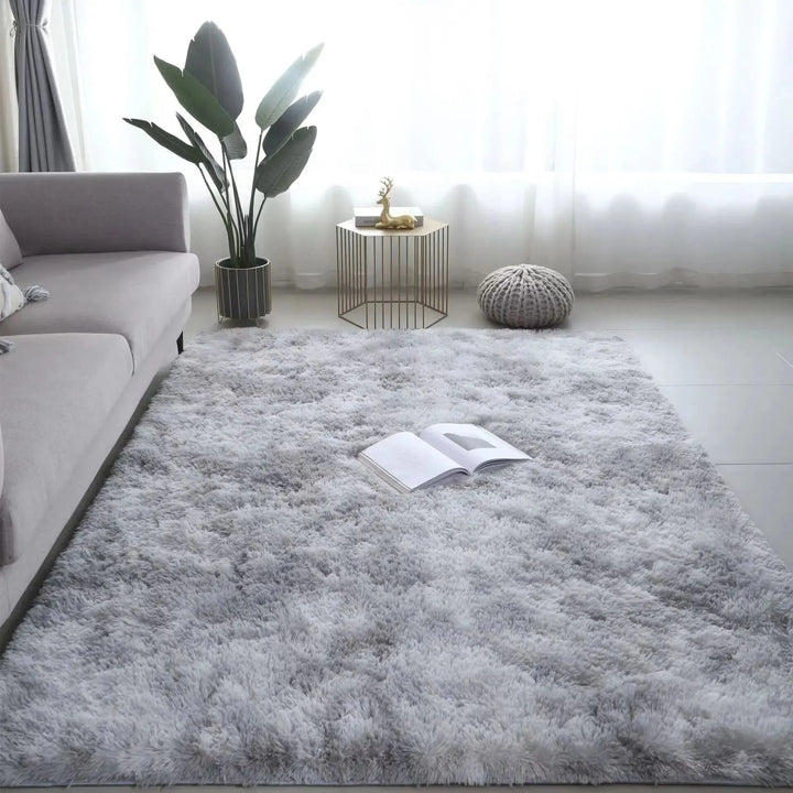 washable gradient velvet rug