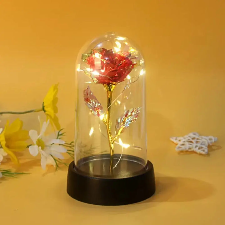 rose night light decor for bedroom USA